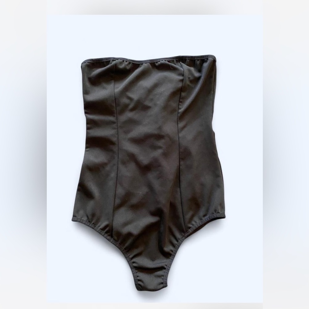 Music Legs Black  Bodysuit